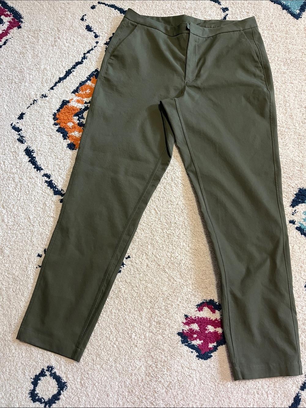 lululemon athletica Olive Green Stretch Chinos